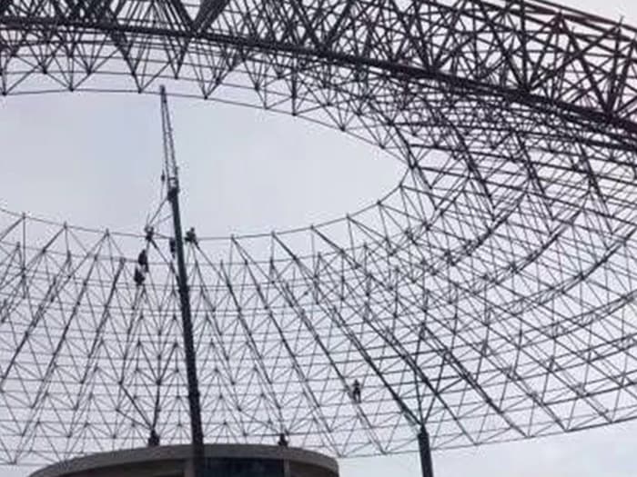 海南篮球馆球形网架厂家价格